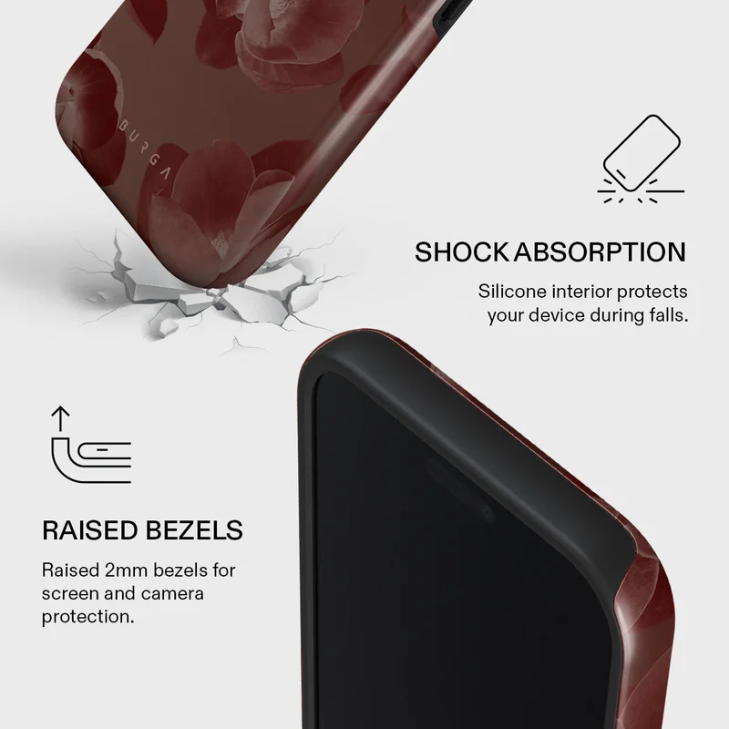 Burga iPhone 17 Pro Max Eternal Burga iPhone 17 Pro Max Eternal Premium Case Compatible with Hybrid Dual-Layer Hard Shell + Silicone Protection - Scratch-Resistant Shockproof Mobile Cover  | Best Price UAE